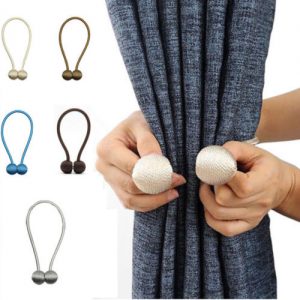 Magnetic Pearl Ball Curtain Tiebacks Tie