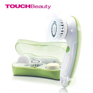 TOUCHBeauty 3 in1 Rotating Facial Cleansing Brush set with 3 Replacement Brush Heads