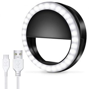 Selfie Ring Light for Iphone 36 LED Lamps Studio Vedio Photo Light Beauty Photography Lighting Lampa Macro & Ring Lights