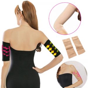 2Pcs Beauty Women Shaper Weight Loss Thin Legs Thin Arm Calorie Off Fat Buster Slimmer Wrap Belt Women Face Lift