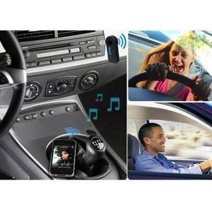 Wireless Bluetooth 3.5mm AUX Audio Stereo Music Home MP3 Car Receiver Adapter