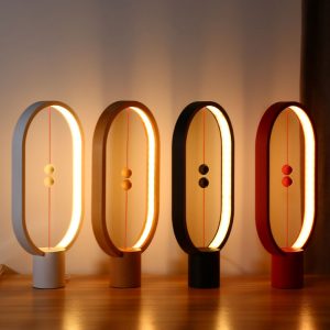 Heng Balance LED Lamp Night Light with USB Power Home Decor Office Bedroom Bedside Table Lamp Light Gift for Children