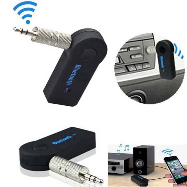 Wireless Bluetooth 3.5mm AUX Audio Stereo Music Home MP3 Car Receiver Adapter