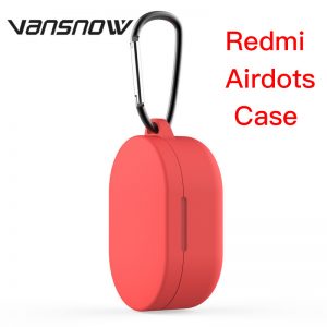 1 Pcs For Redmi Airdots Silicone Protect for Redmi Airdots Case with Hook Earphone Accessorie