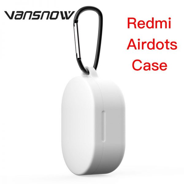 1 Pcs For Redmi Airdots Silicone Protect for Redmi Airdots Case with Hook Earphone Accessorie