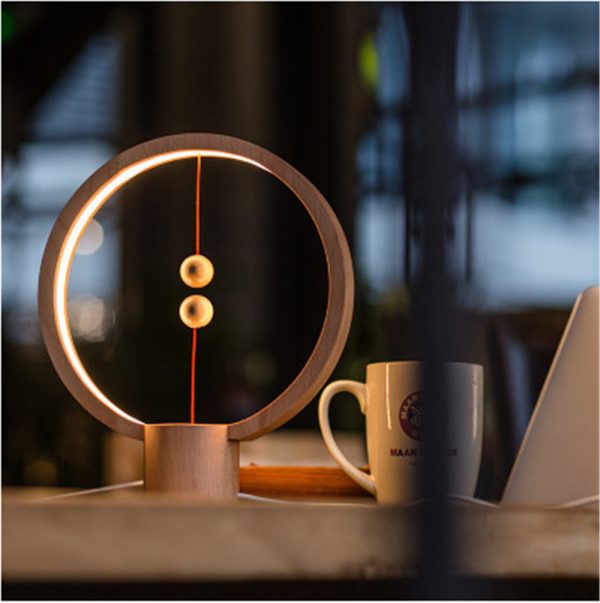Heng Balance LED Lamp Night Light with USB Power Home Decor Office Bedroom Bedside Table Lamp Light Gift for Children