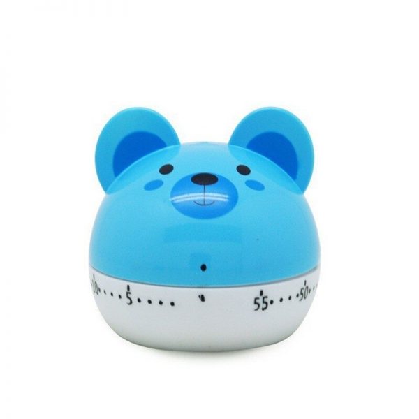 Fashion Design New Bear Cow Timer Mechanical Wind Up 60 Minutes Kitchen Gadget Novelty