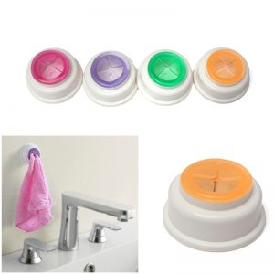 Simple Design Movable Bath Towel Hook Self-Adhesive Back Pad Cloth Tea Towel Holder Rubber