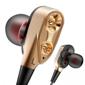 Double Unit Drive In-Ear Earphone Bass Subwoofer Earphone for phone DJ mp3 Sports Earphones Headset Earbud auricular