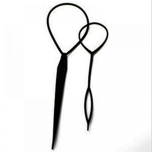2 Pcs Topsy Tool Hair Braid Twist Braider Hook Bun Ponytail Tail Styling Tool