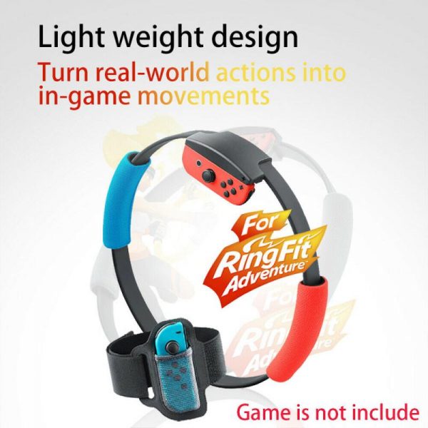 New Adjustable Elastic Leg Strap Sport Band 60cm Ring-Con Grips Leg For Nintend Switch Joy game con Ring Fit Adventure Game G1