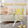 Magic Sucker Cell Phone Holder Pocketable 360° Rotatable Metal Flowers Suction Cup Stand