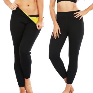 Unisex Neoprene Hot Body Accelerate Sweating Slimming Fitness Trousers Yoga Sports Pants