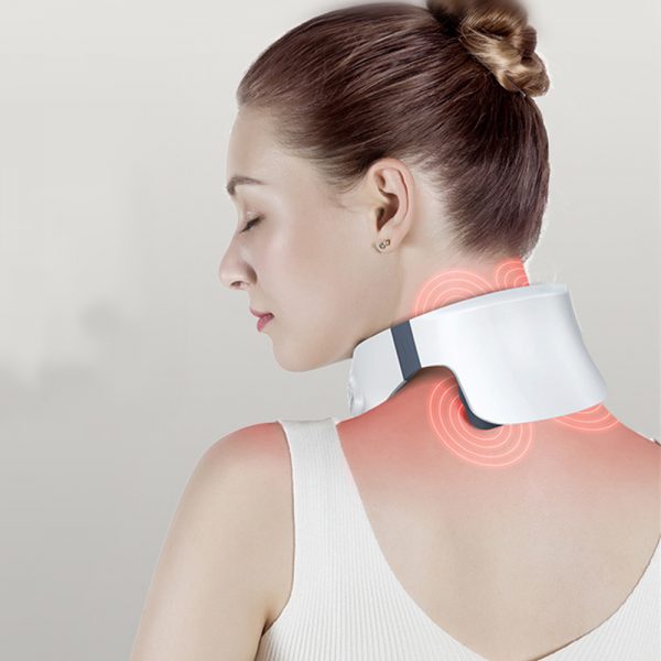 IPRee® Smart Neck Meridian Massager 4 Head TENS Pulse Heating Cervical Massager Voice/Remote Control