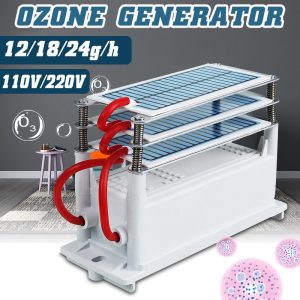 AC 110V /220V 12g/18g/24g Ozone Generator Ozonator Machine Water Air Purifier