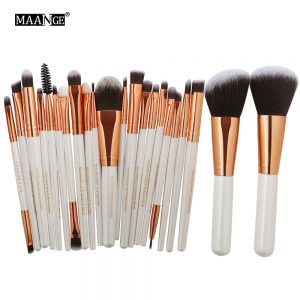 20/22Pcs Beauty Makeup Brushes Set Cosmetic Foundation Powder Blush Eye Shadow Lip Blend Make Up Brush Tool