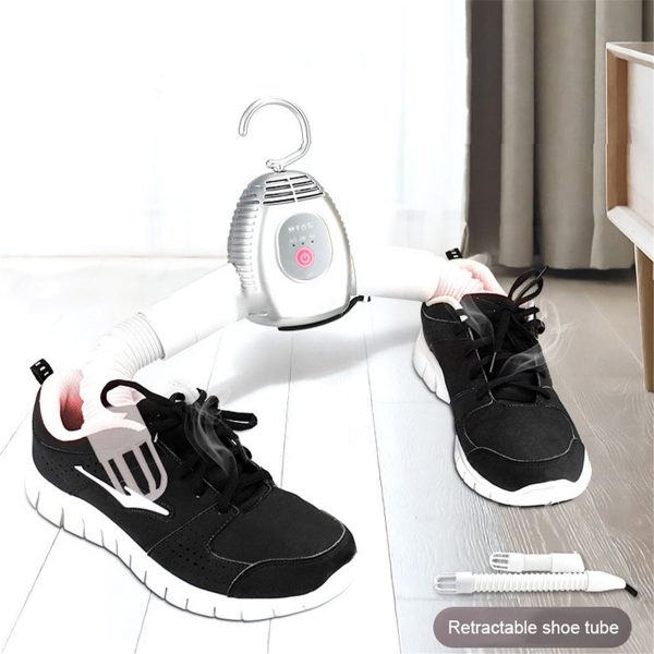 Electric Clothes Drying Portable Dryer Hanger Folding Smart Timing Shoe Dryer