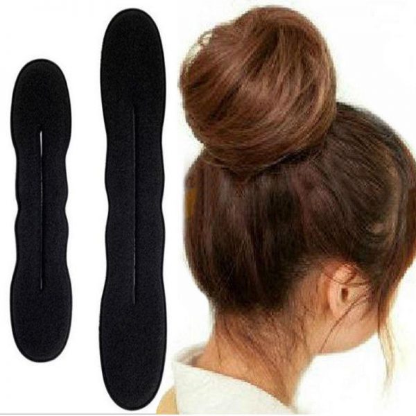 New Magic Sponge Hair Styling Bun Maker Twist Curler Tool Clip Donut Large Small