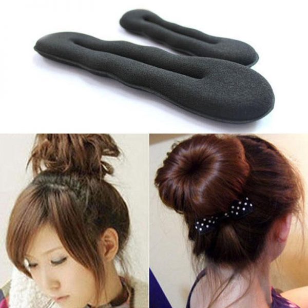 New Magic Sponge Hair Styling Bun Maker Twist Curler Tool Clip Donut Large Small