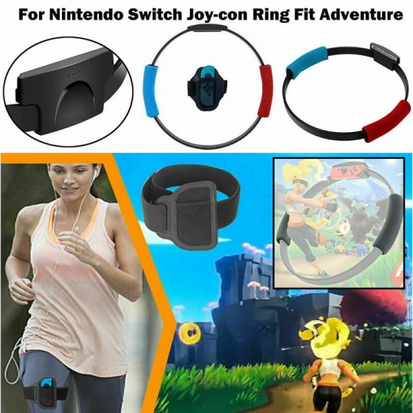 New Adjustable Elastic Leg Strap Sport Band 60cm Ring-Con Grips Leg For Nintend Switch Joy game con Ring Fit Adventure Game G1