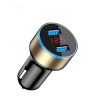 Car Charger 5V 3.1A With LED Display Universal Dual Usb Phone Car-Charger for Xiaomi Samsung S8 iPhone X 8 Plus Tablet etc