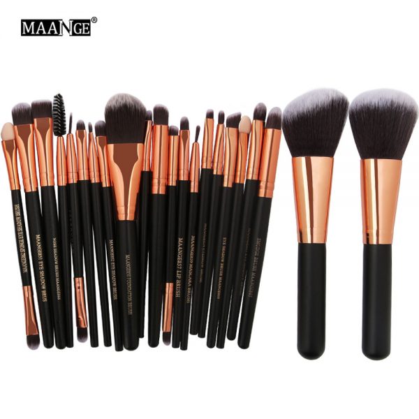 20/22Pcs Beauty Makeup Brushes Set Cosmetic Foundation Powder Blush Eye Shadow Lip Blend Make Up Brush Tool