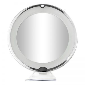 10x Magnifying Makeup Vanity Cosmetic Round Bathroom Mirrors with LED Light