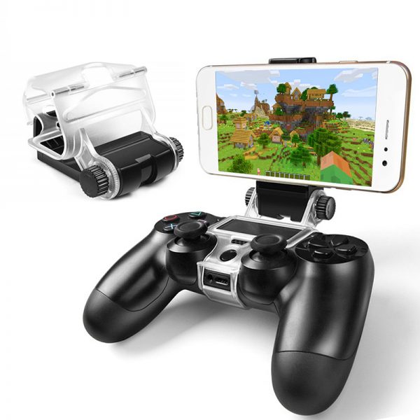 For Sony PlayStation PS4 Slim PS4 Pro Game Controller Dualshock 4 Smart Mobile Phone Clip Clamp Mount Holder G1