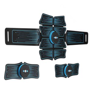 A-TION 6-Modes 8 Pads Extended Version USB Charging Abdomen Muscle Training Gear Body Building Fitness Equipment