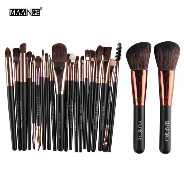 20/22Pcs Beauty Makeup Brushes Set Cosmetic Foundation Powder Blush Eye Shadow Lip Blend Make Up Brush Tool