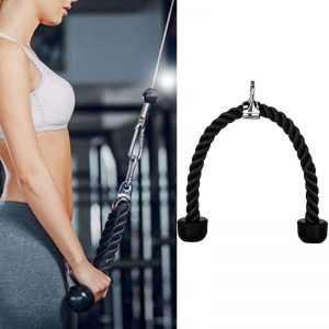 Tricep Abdominal Crunches Rope Pull Down Muscle Body Building Pull Rope Gym Fitness Exercise Tools