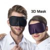 Sleeping Mask 3D Super-Soft Breathable Fabric Eyeshade Eye Mask Portable Aid Eye Mask Cover Eyepatch for Travel Sleep Rest