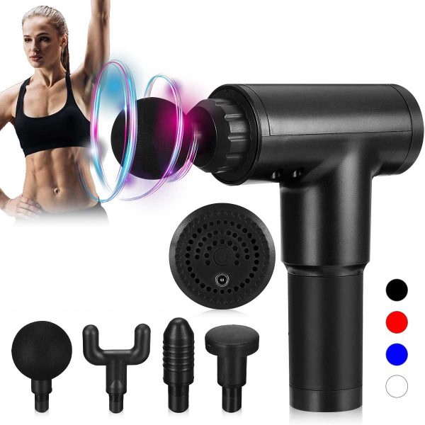 6-Gears 3300rpm Physiotherapy Muscle Massager Fitness Deep Relaxation High Frequency Vibration Impact Fascia Device