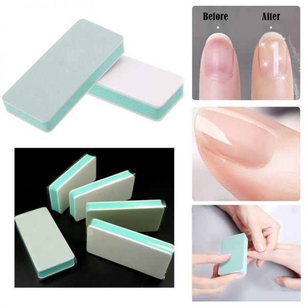 Nail File Polishing For Nails Double Side Buffer Blcok Buff Shine Nail Art Tools