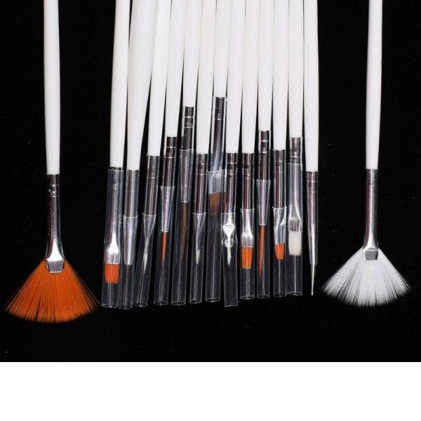 15pcs Nail Art Painting Brush Darwing Brushes Set Dotting Pen Liner Stripe Gradient Tools Nail Art Accessories