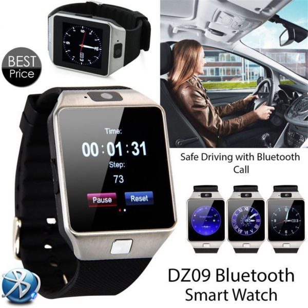 LATEST DZ09 Bluetooth Smart Watch Camera SIM Slot For HTC Samsung Android Phone