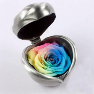 Handmade Preserved Fresh Flower Immortal Rose in Box Valentine's Day Decorations Lady Gifts