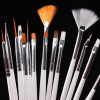 15pcs Nail Art Painting Brush Darwing Brushes Set Dotting Pen Liner Stripe Gradient Tools Nail Art Accessories