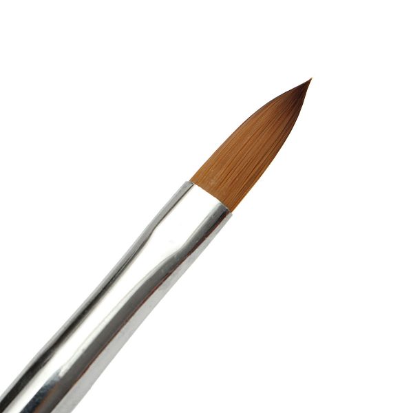 Metal Handle Nail Art Acrylic Brush Manicure Tool Salon Draw Painting Pen UV Gel
