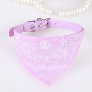 Fashion Leather Collars Soft and Comfortable Small Dog Cat Collar Necks Scarf