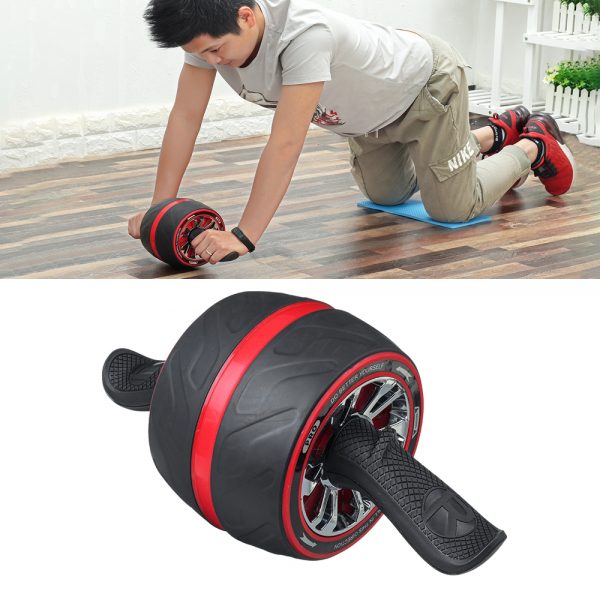 ABS Abdominal Wheel Roller Mute Home Sports Fitness Strength Muscle Training Tools