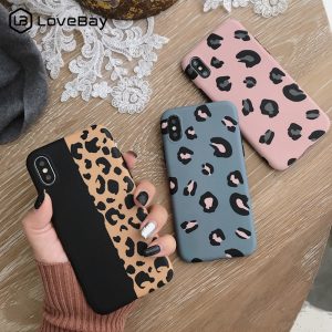 Lovebay Leopard Print Phone Case Cover For Iphone XS Max XR X 8 7 6 6S Plus 11 Pro Luxury Soft Back Cases Colorful Fashion Shell