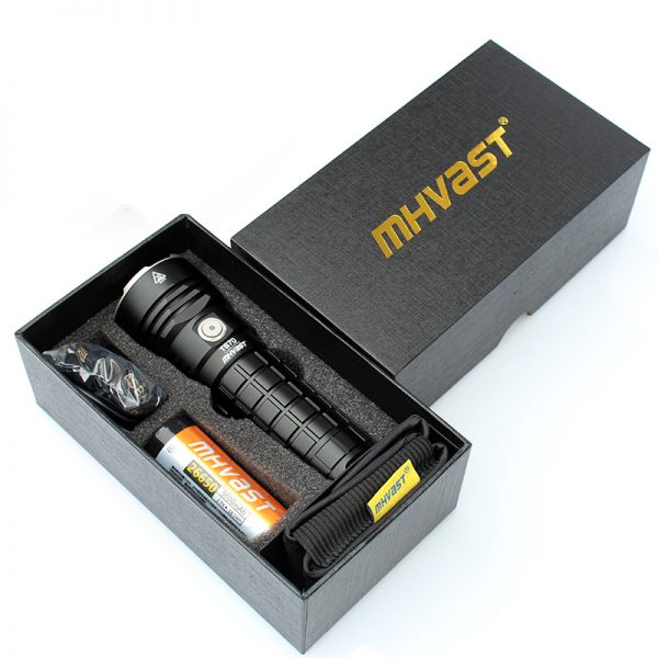 MHVAST TS70 XHP70.2 3860LM High Lumen Type-C USB Rechargeable Powerful Brightness 26650 LED Flashlight