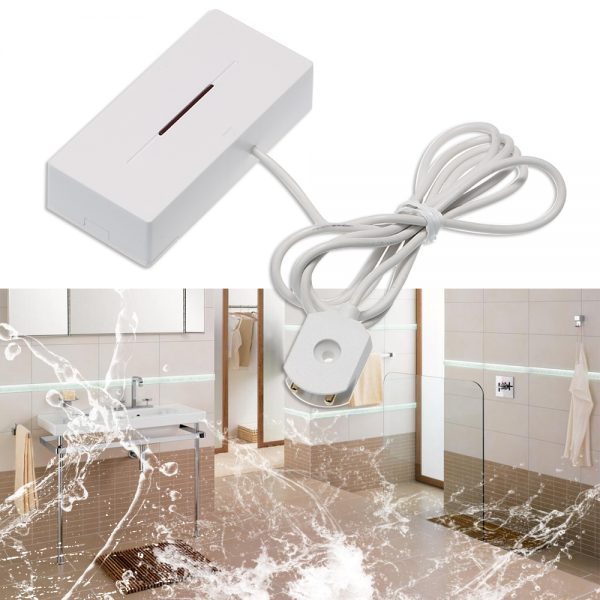 2Pcs EWeLink 433MHz Wireless Water Leakage Sensor Water Leak Intrusion Detector Alert Water Level Overflow Alarm Works With SONOFF RF Bridge