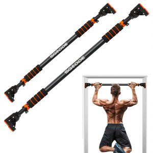 SGODDE Pull Up Bar Horizontal Bar Portable Multifunctional Indoor Wall Mounted Non-Skid Safety Pullup Bar