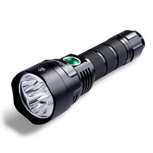 Sofirn New C8F 21700 Version 3x XPL 3500LM Triple Reflector Powerful C8 Flashlight Super Bright Torch with 4 Groups Ramping