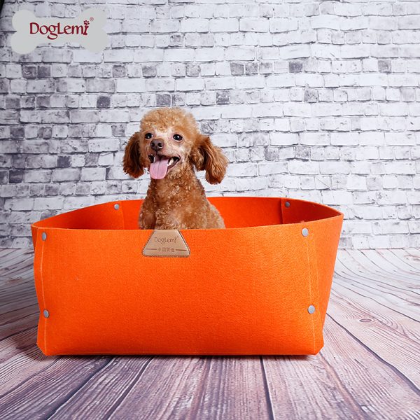 Doglemi Pet Bed Natural Rural Style Pet Cat and Dog Bed 3 Colors Mat for Kitten Puppy