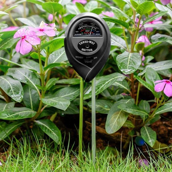 3 in1 Soil Detector Water Moisture PH Meter Acidity Humidity Sunlight Tester Garden Plants Flowers Moist Testing Instrument