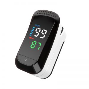 LED Fingertip SpO2 Pulse Oximeter Portable Blood Oxygen Saturation Monitor Heart Rate Monitor