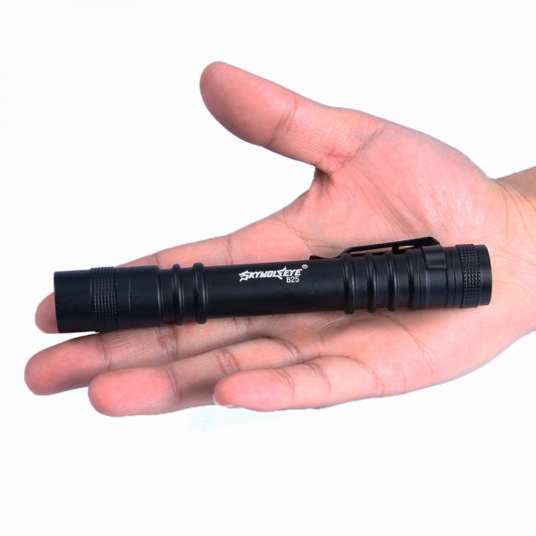 Skywolfeye B25 XPE 3Modes LED Flashlight Pen AA